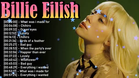 Billie Eilish 🌙 | Music That Hugs Your Hidden Tears & Guards Your Dreams ❤️