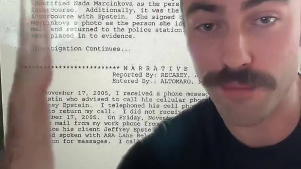 Ian Carroll ~ The Most Important thing about the Epstein Client List