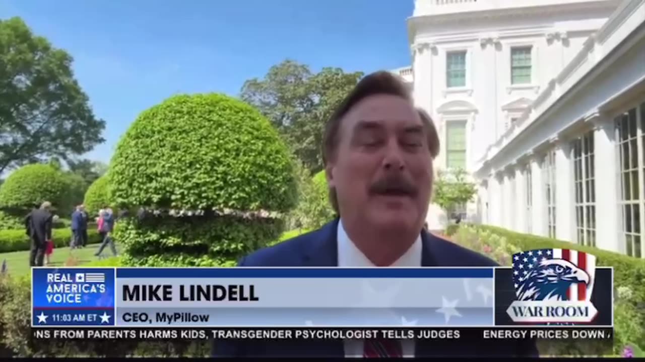 Mike Lindell at the White House