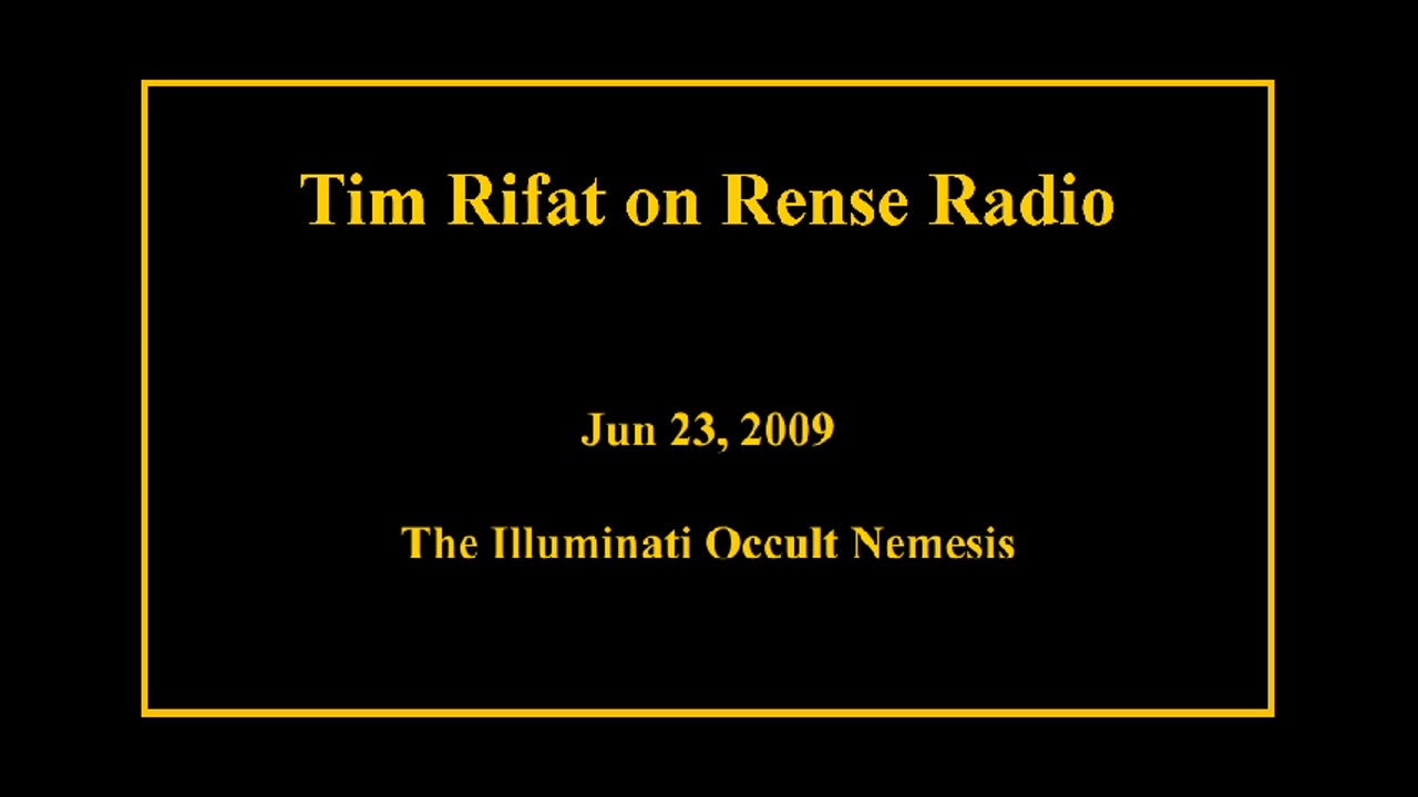 Jun 23, 2009 - The Illuminati Occult Nemesis