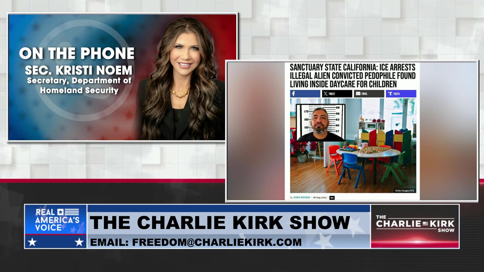 Illegal Immigrant Pedo Found Living With Home Daycare: Kristi Noem Shares the Disgusting Details