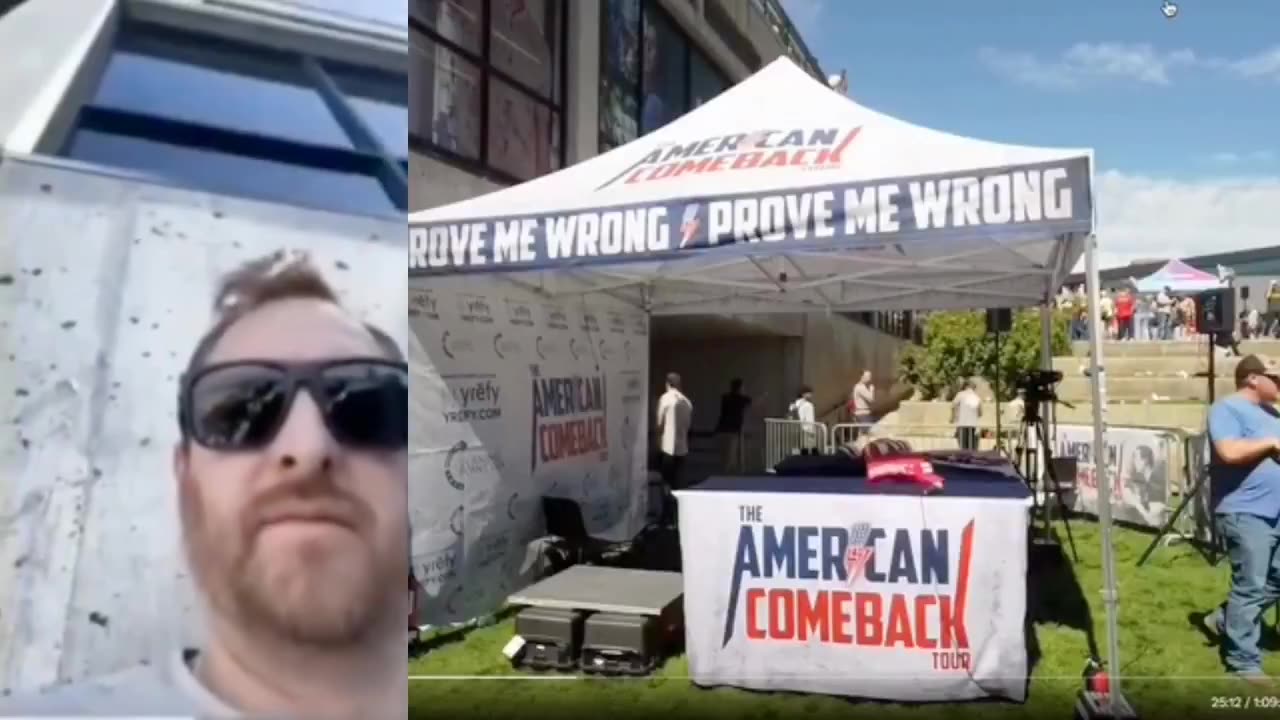 Candace Owens released footage showing Turning Point USA staffer Terryl Farnsworth rushing to film