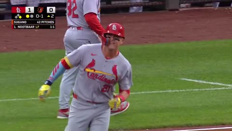 MLB - Noot Noot! Lars Nootbaar cracks his 8th homer of the season 💥 