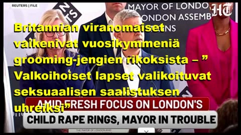 Britannian viranomaiset vaikenivat vuosikymmeniä grooming jengien rikoksista