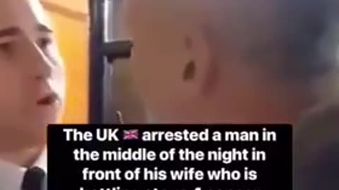UK： A British man was arrested at 4amfor saying he dislikes seeing Palestinian flags