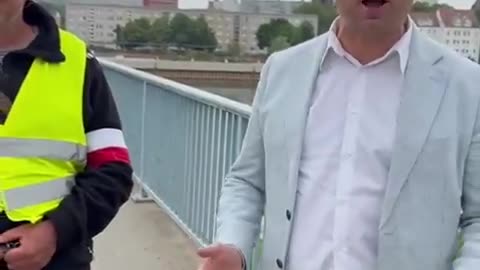 Robert Bąkiewicz @RBakiewicz ‼️Jesteśmy na granicy polsko-niemieckiej w Słubicach!