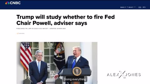 JUST IN: Trump Prepares To FIRE Private Federal Reserve Chair Jerome Powell!