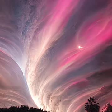 Heaven's Fire in the Sunset Sky