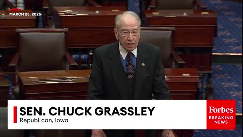 Chuck Grassley Assails 'War Criminal' Putin, Decries Russia's Abduction Of Ukrainian Children