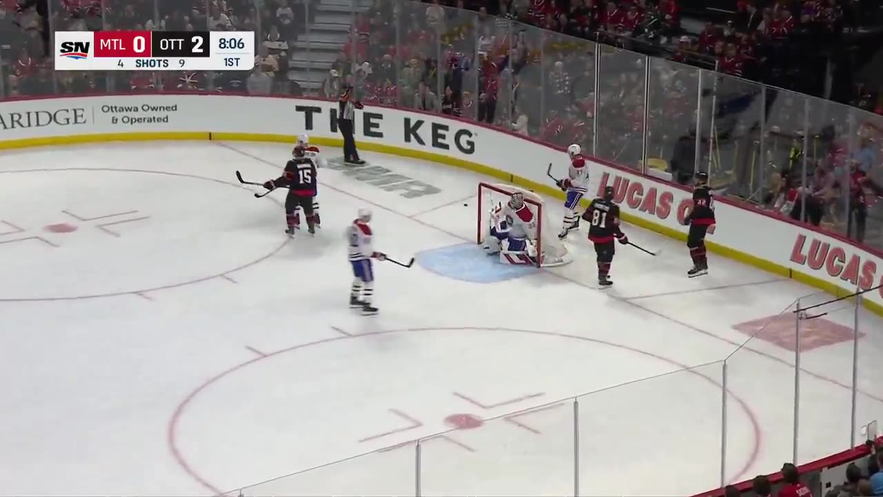 NHL Things are really heating up between the @Senators and the @CanadiensMTL 💥