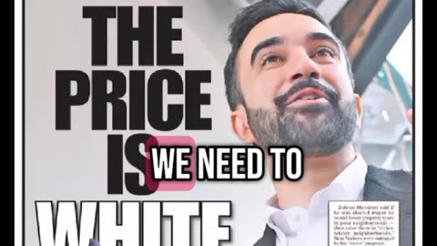 The price is white - Racist New York Post cover by NYC mayor candidate