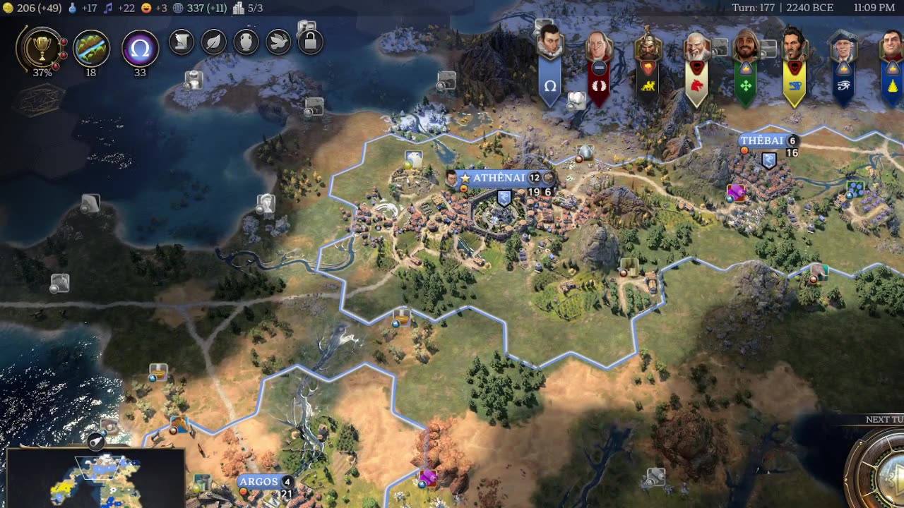Marathon, Immortal, Machiavelli of Greece - Civilization 7!