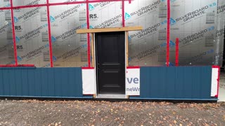 Building the Shop - Part 90 - Installing Man Door on the North Wall