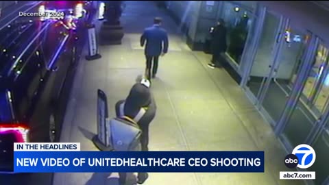 New video released in UnitedHealthcare CEO deadly shooting