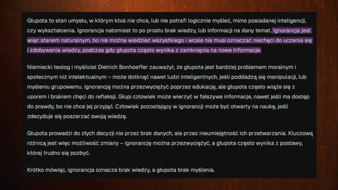 POMIESZANIE POJĘĆ - WIEDZA CZY INFORMACJA