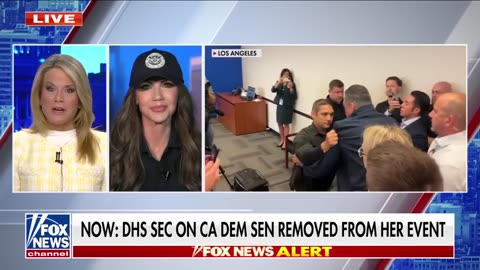 DHS Kristi Noem speaks out after Dem senator interrupted event