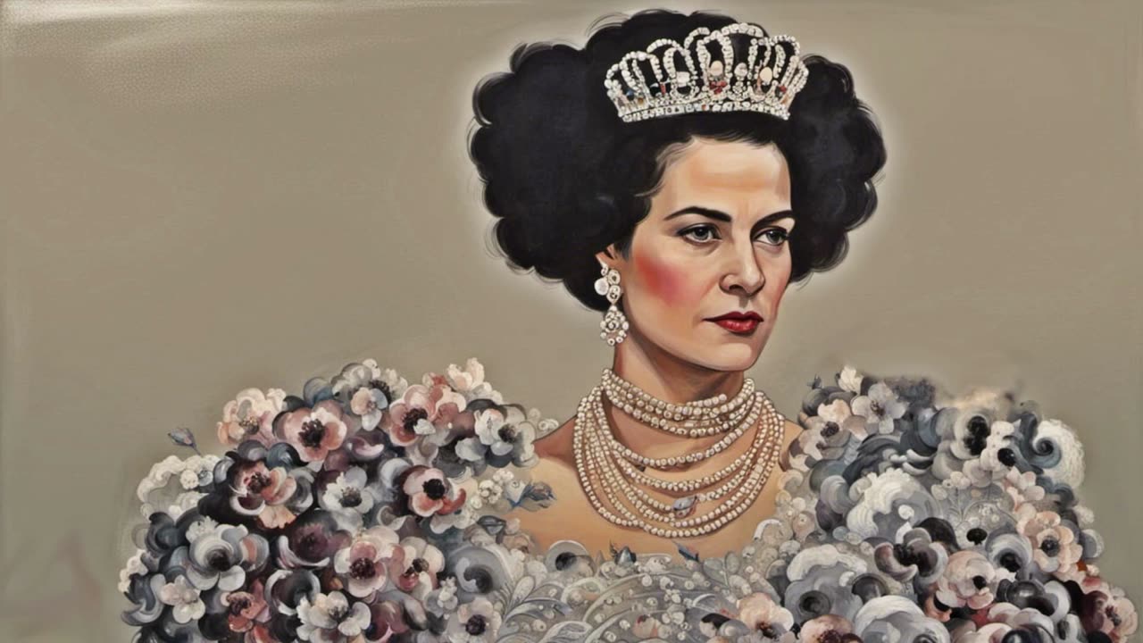 Queen in Bloom by Art is the Wolf | 4K Screensaver for TV Frame
