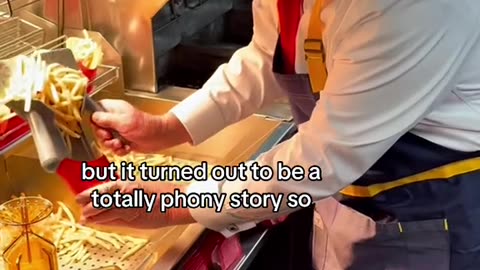 Donald Trump goes to work