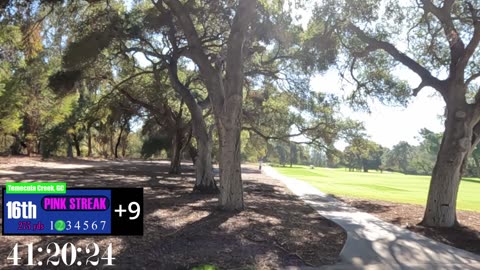 Pink Streak - Nick Evans - Round 2 - 2025 USA Speedgolf Championships - Temecula Creek