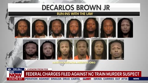 Charlotte train stabbing- suspect faces federal charges, eligible for death penalty