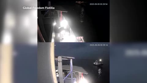 Gaza flotilla says boat struck by drone at Tunisian port