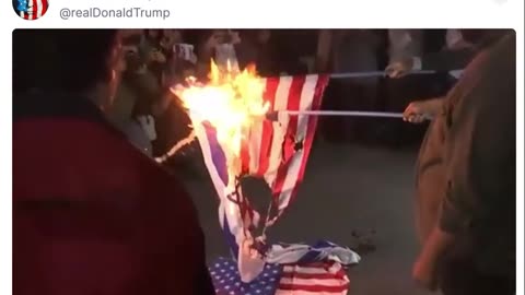 President Trump shares "Peacemaker" ad featuring U.S. strikes on Iran