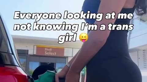 Good moment of a tgirl