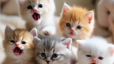 Cutest Kittens Meowing Ever