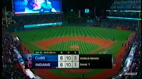Le 7 ieme match de la série mondiale de 2017 Cubs de Chicago vs Indians de Cleveland
