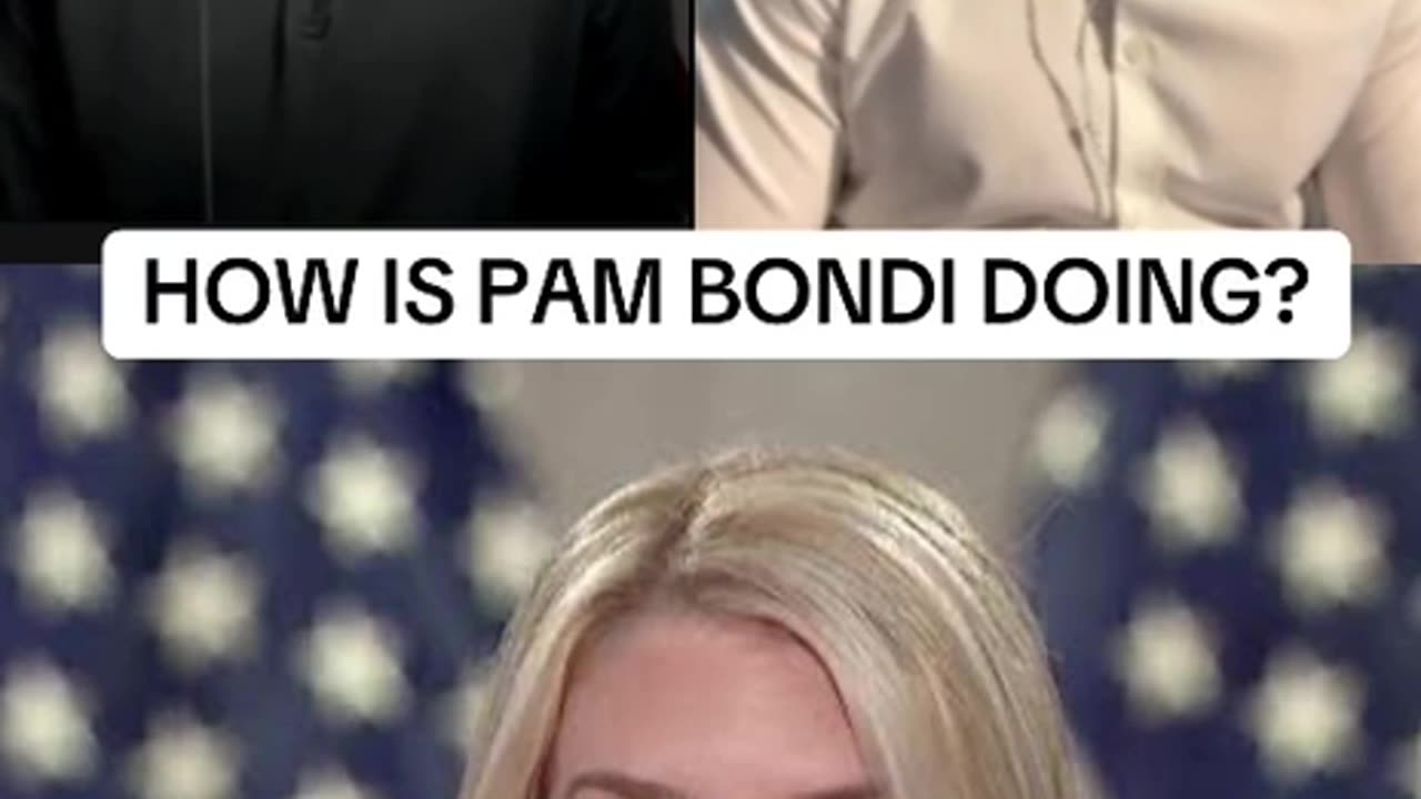 PAM BONDI AINT DOING SQUAT