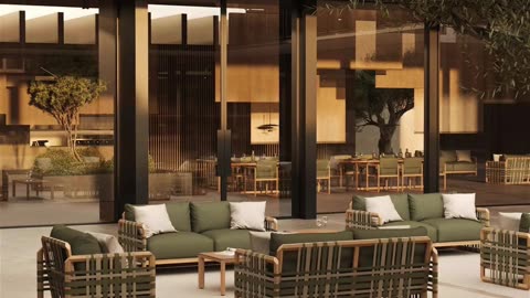 🧘‍♀ Start your day with zen on our outdoor sofa! 🛋