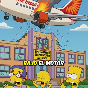 Los simpsons predijeron el accidente del air india #lossimpson #simpsons #airindia