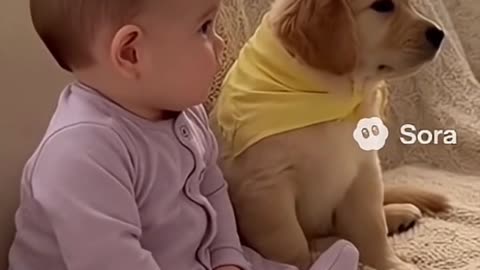 Cute Baby Playing With Animals | Adorable Baby & Pets Moments | Funny Animal Reactions”