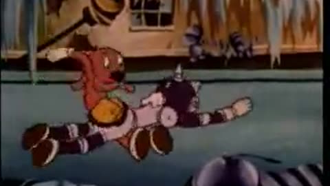 Betty Boop - Mask-A-Raid - M/M (colored) spanking scene