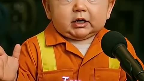 Donald trump Baby President 🥹❤️