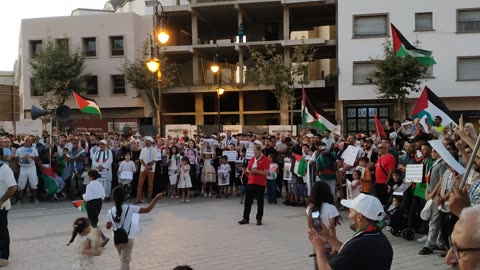 مسيرة احتجاجية منددة بإستمرار العدوان والتجويع والحصار على الشعب الفلسطيني طنجة 27 07 2025 يا عميل