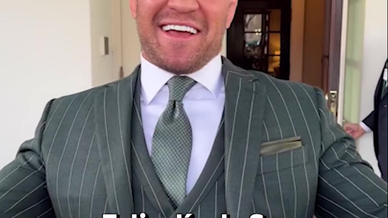 ☘️Conor McGregor habla desde la Casa Blanca