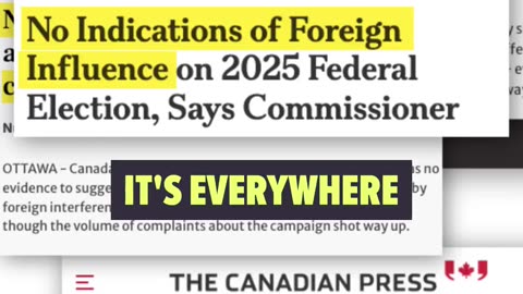 Election Fraud In Canada?