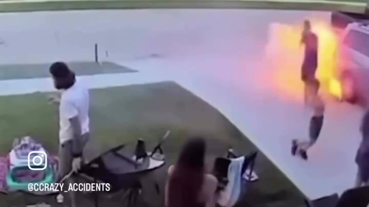 Probbaly Worst Fireworks Accident Ever!!