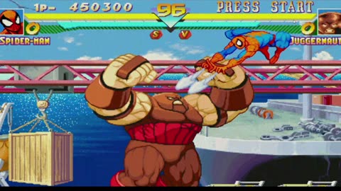 Spiderman vs Juggernaut