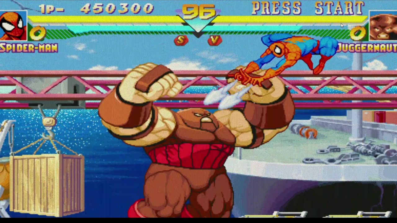 Spiderman vs Juggernaut