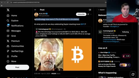 Bitcoin Decoupling from Stonks?