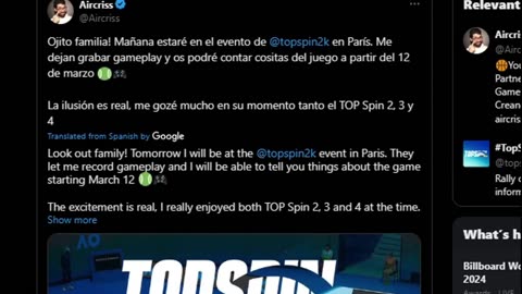 Topspin 2k25 SEASON 3 Coming soon! Early Details! NEW PROS