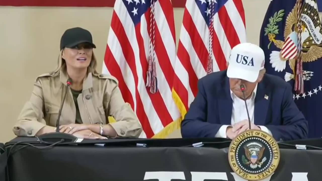 First Lady Melania Trump We Pray With The Families In Texas