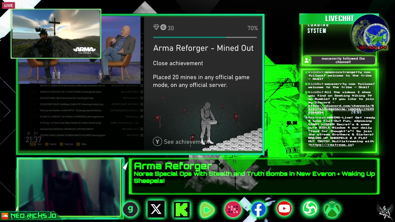 Norse Special Ops with Stealth and Truth Bombs in New Everon + Waking Up Sheepels!