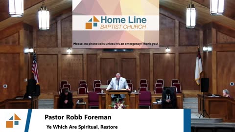 Pastor Rob Forman // Ye Which Are Spiritual, Restore
