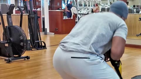 Backward Jump Tank Sled Pull