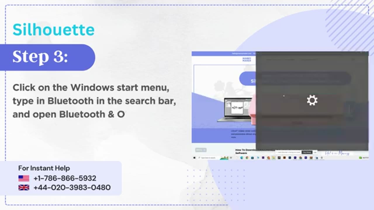 How to connect Silhouette Machine to Windows PC