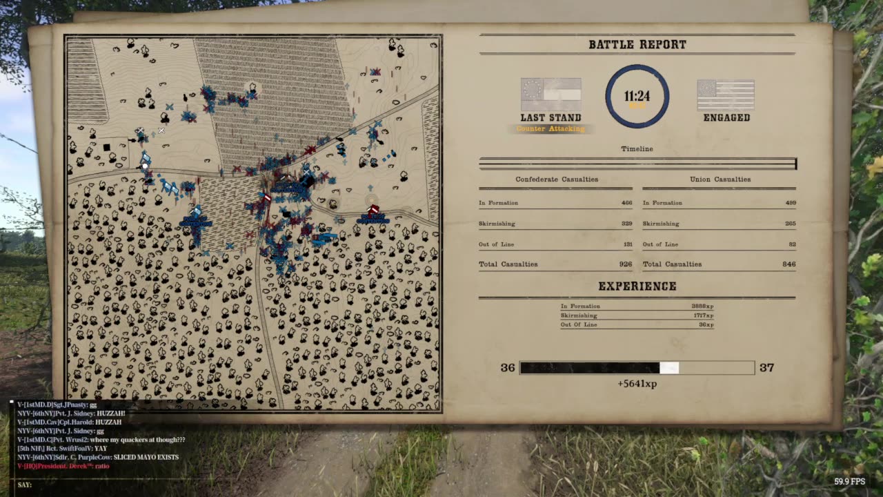 War of Rights: 6thNYV, WOB, June 29 2025, Round 1.