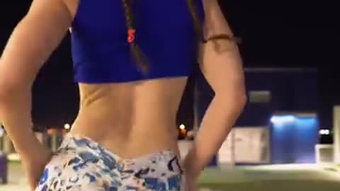 Beautiful Girl Attitude Walking Style